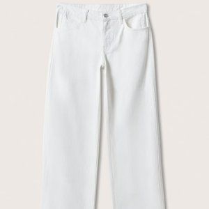 Medium-rise wideleg jeans - Mango